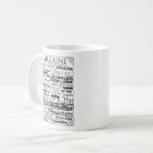 Tasse de symptômes de migraine (Devant gauche)