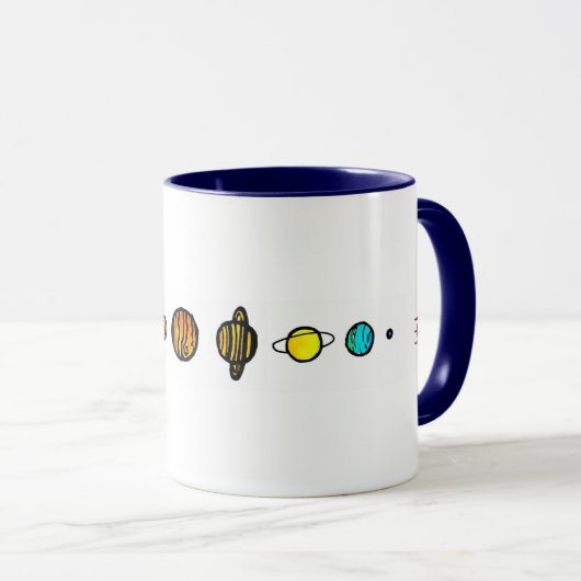 Tasse de système solaire (Devant droit)