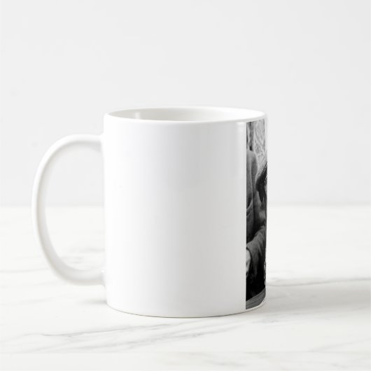 Tasse de tabagisme de chien (Gauche)