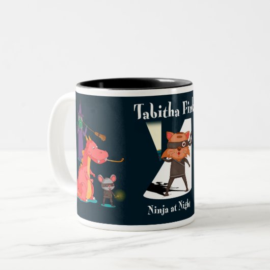Tasse de Tabitha Fink Ninja (foncée) (Devant gauche)