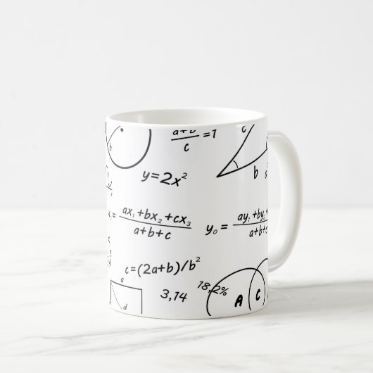 Tasse de tableau blanc (Devant droit)