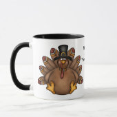 Tasse de Tableau de la Turquie de thanksgiving (Gauche)