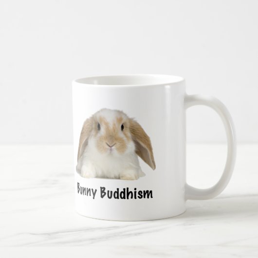 Tasse de Tagline de bouddhisme de lapin (Droite)