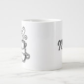 Tasse de taille Jumbo avec "Café avant Talkie" (Devant)