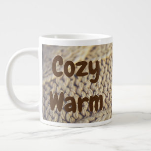 Tasse de taille Jumbo avec "Cosy Warm" disant