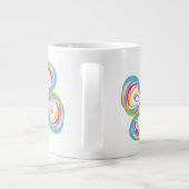 Tasse de taille Jumbo avec "Hippie Chick" (Dos)