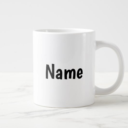 Tasse de taille Jumbo avec "I Speak Fluent Sarcasm (Droite)