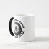 Tasse de taille moyenne, piscine 8 Ball 11oz perso (Devant gauche)
