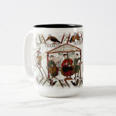 Tasse de tapisserie de Bayeux (Devant gauche)