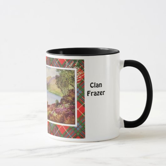 Tasse de tartan, clan Fraser, loch longtemps (Droite)