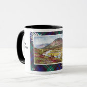 Tasse de tartan, clan le Mackenzie, (Devant gauche)