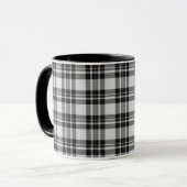 Tasse de tartan de Black&White (Devant gauche)