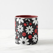 tasse de tasse à motif floral achromatique (Centre)