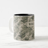 Tasse de tasse de café d'ACU Camoflauge d'ARMÉE (Devant gauche)