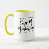 Tasse de tasse de café d'ambition (Gauche)