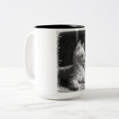 Tasse de tasse de café de beaux-arts de Westie par (Devant gauche)