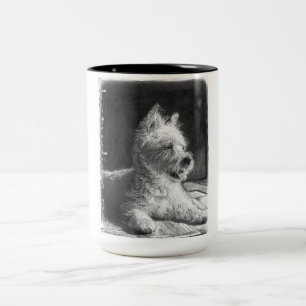 Tasse de tasse de café de beaux-arts de Westie par