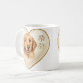 Tasse de tasse de café de chien de golden (Devant gauche)