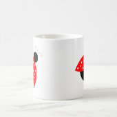 Tasse de tasse de café de coccinelle (Centre)