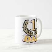 Tasse de tasse de café de papa du CHAMPION #1 (Devant droit)