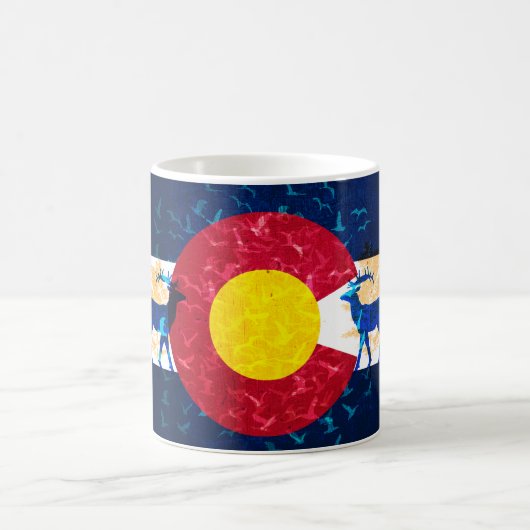 Tasse de tasse de café de scène de nature de (Centre)