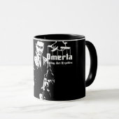 Tasse de tasse de café de Trinacria Omerta Sicile (Devant droit)
