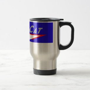 Tasse de tasse de café de voyage de logo