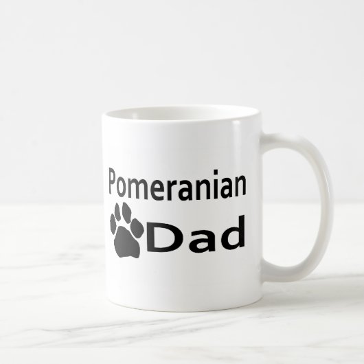 Tasse de tasse de café d'empreinte de patte de (Droite)