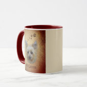 Tasse de tasse de chien de Terrier de cairn (Devant gauche)