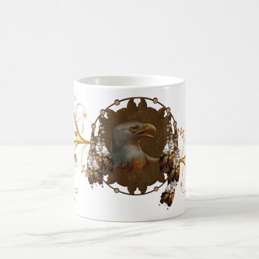 Tasse de tasse de conception d'Eagle de Natif (Centre)