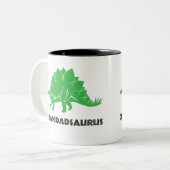 Tasse de tasse de dinosaure de STEGOSAURUS de (Devant gauche)