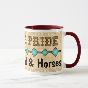 Tasse de tasse de fierté de cow-girl