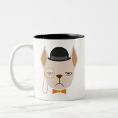 Tasse de tasse de moyen de bouledogue français (Gauche)