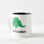 Tasse de tasse d'oncle de dinosaure de STEGOSAURUS (Devant gauche)
