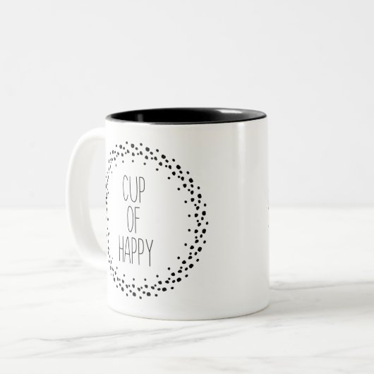 Tasse de tasse heureuse (Devant gauche)