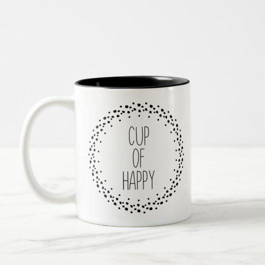Tasse de tasse heureuse (Gauche)