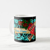 Tasse de tatouage de danseur (Devant gauche)