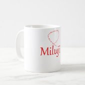 Tasse de tě de Miluji (Devant gauche)