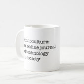 Tasse de Technoculture (Devant gauche)