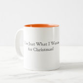 Tasse de teckel de Noël (Devant gauche)