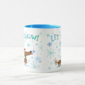 Tasse de teckel de Noël (Centre)