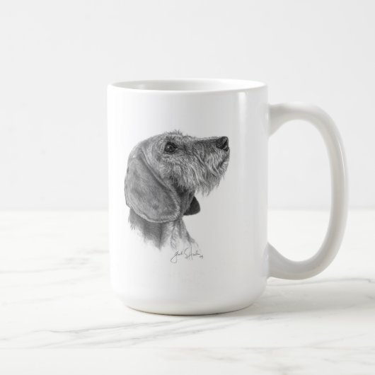 Tasse de teckel de Wirehair (Droite)