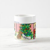 Tasse de teckel : Joyeuses Fêtes (Centre)