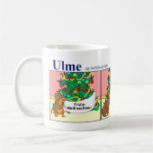 Tasse de teckel : Joyeuses Fêtes (Gauche)
