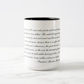 Tasse de Teddy Roosevelt (Centre)