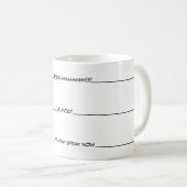 Tasse de tempérament de conversation (Devant droit)