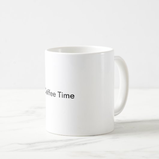 Tasse de temps de café (Devant droit)