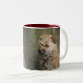 Tasse de Terrier de frontière (Devant droit)