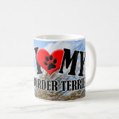 Tasse de Terrier de frontière (Devant droit)