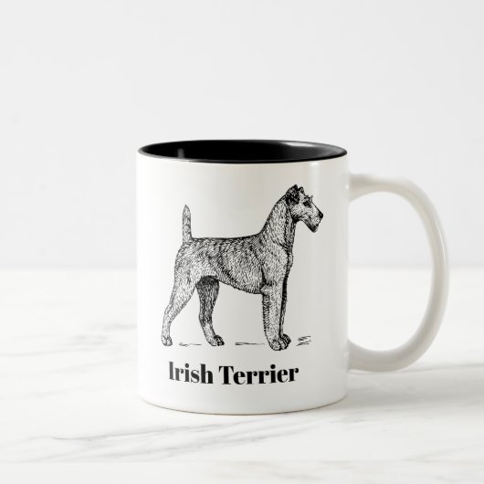 Tasse de Terrier irlandais (Droit)